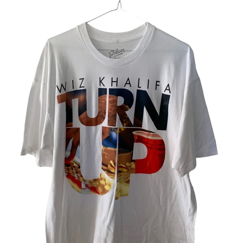 Wiz Khalifa Rap T Shirt Size XL White Crew Neck Urban Streetwear - Picture 3 of 8
